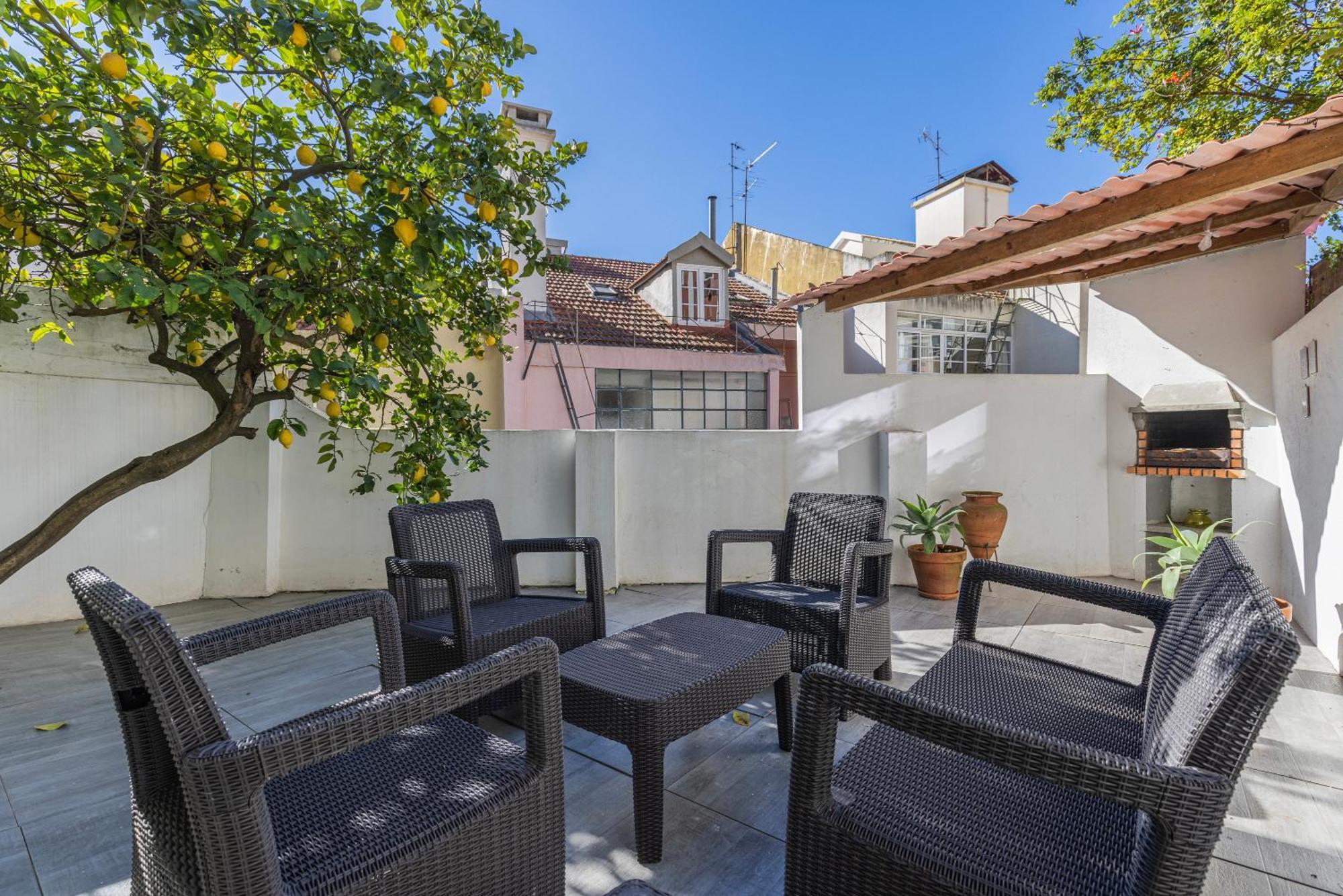 Apartamento Moderno Com Terraco Лиссабон Экстерьер фото